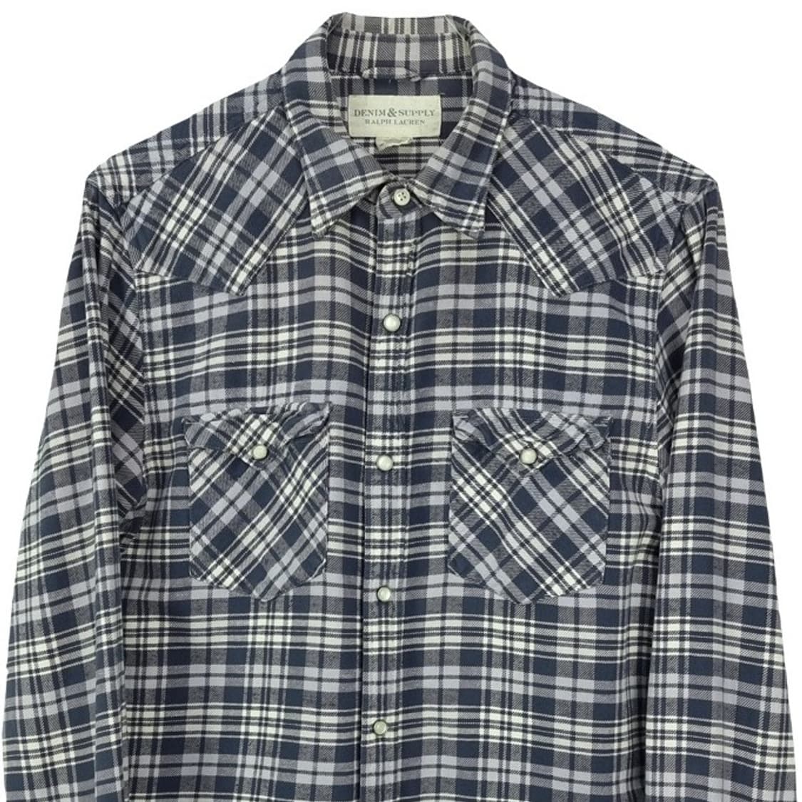 [데님앤서플라이] 빈티지 체크 웨스턴 셔츠 P01395 상품이미지4