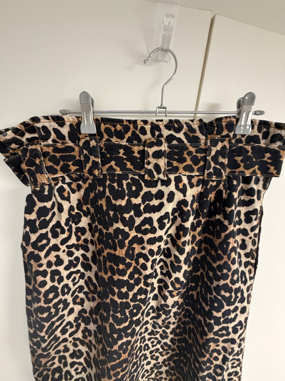 Ganni 레오파드 스커트 상품이미지6