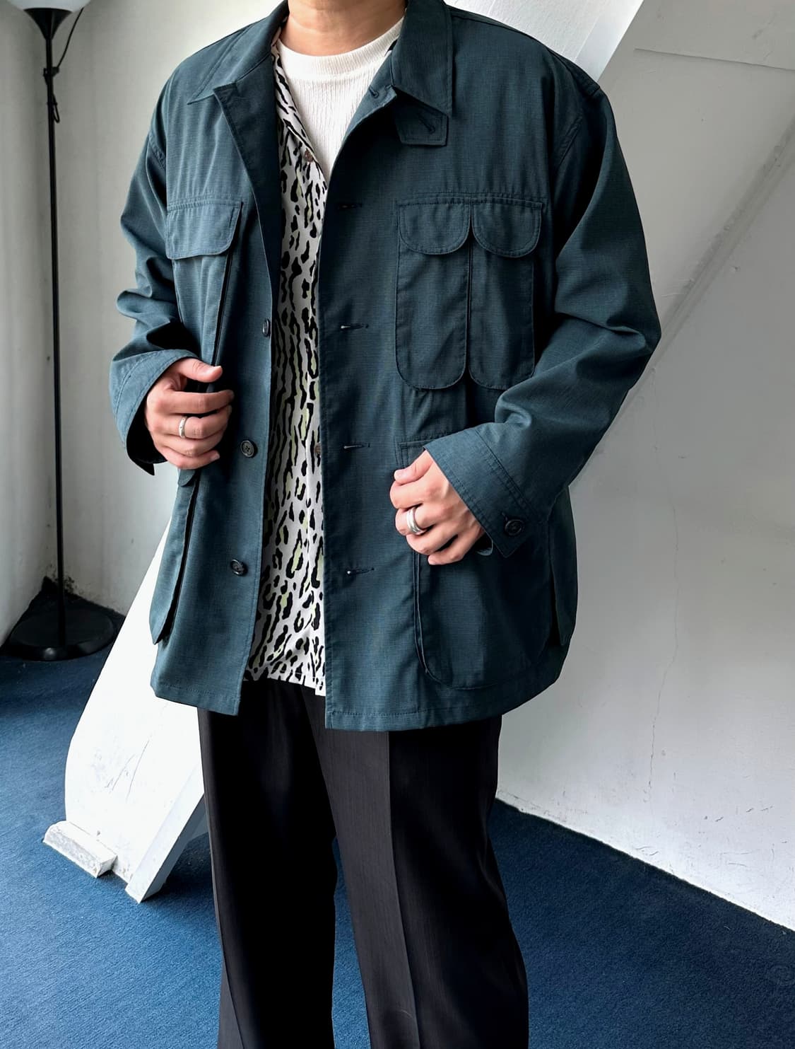 Micro gun club check utility jacket 상품이미지7