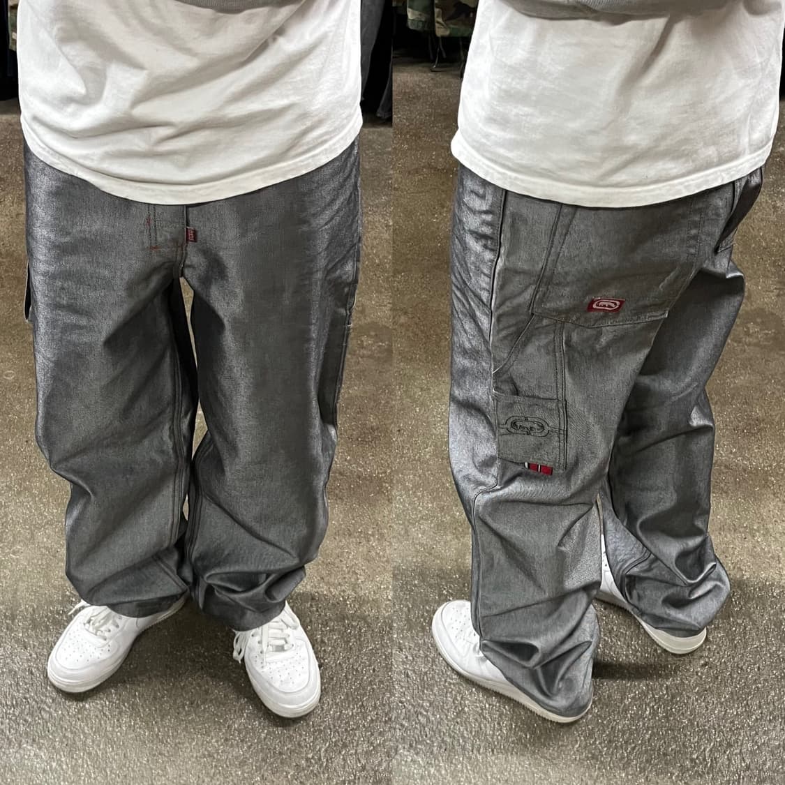 90s 에코 올드스쿨 실버 데님 팬츠 (30“) 상품이미지1