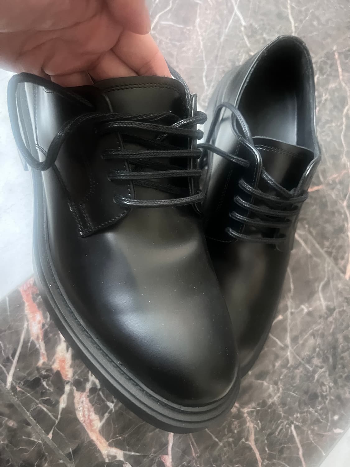 마시모두띠 남성 가죽 레더 더비 슈즈 265 상품이미지5