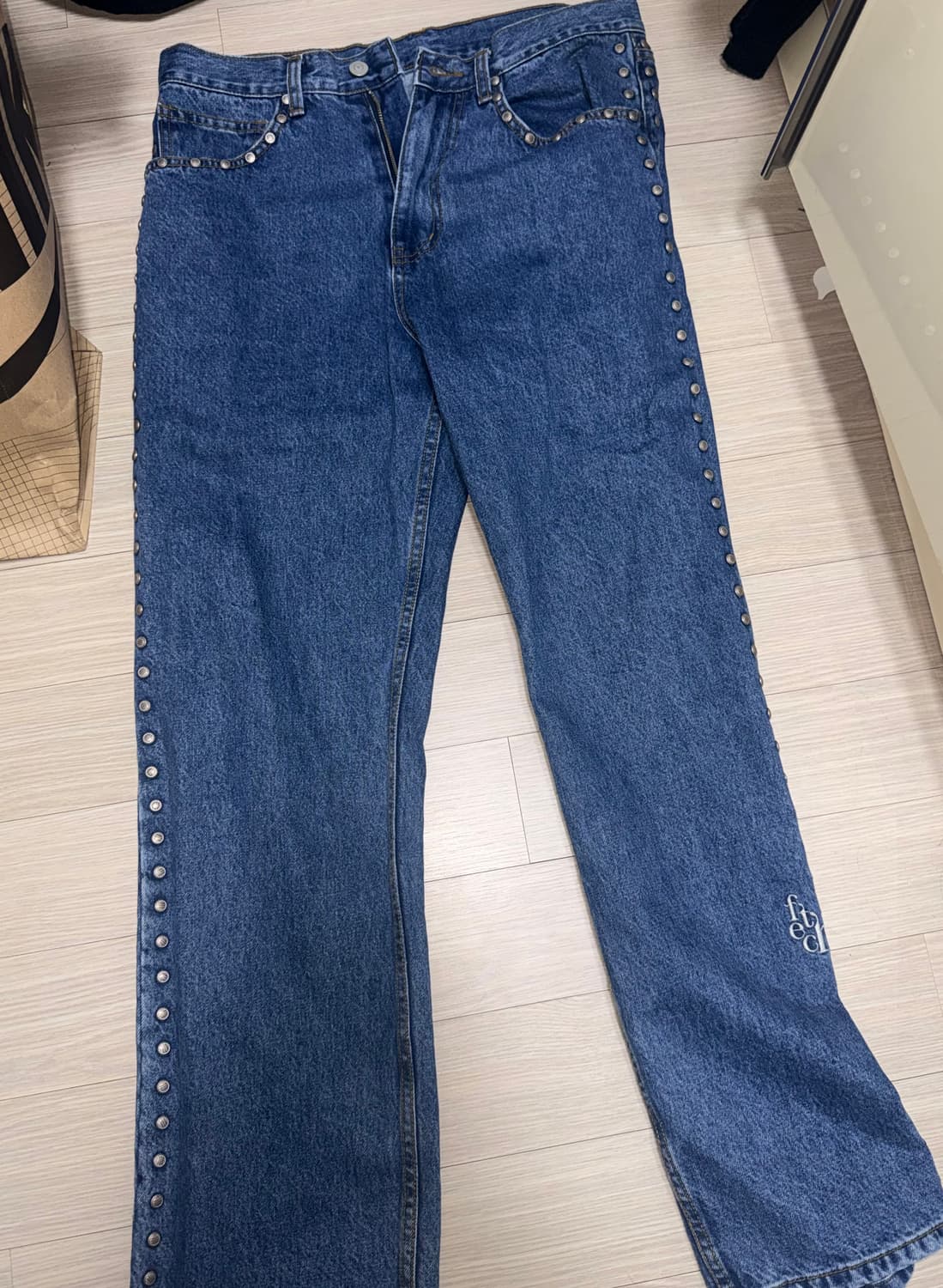 페치 스터드 데님자켓 &바지 상품이미지2