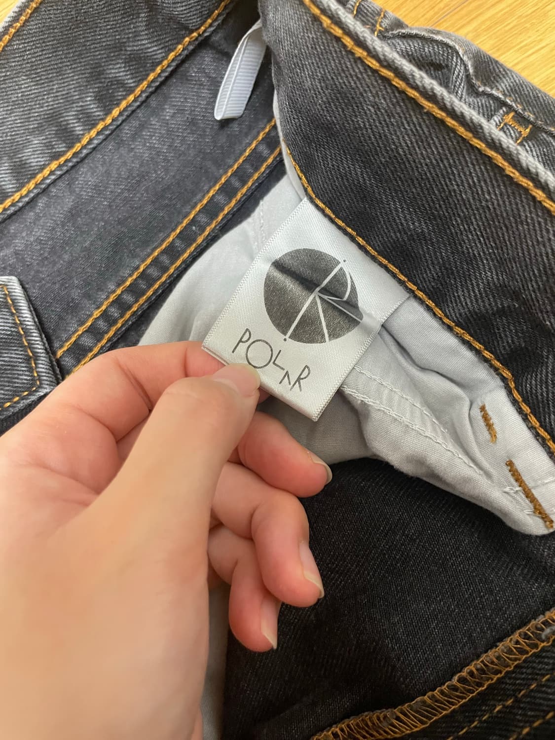 Polar Skate Co '93 Denim Washed Black 상품이미지5