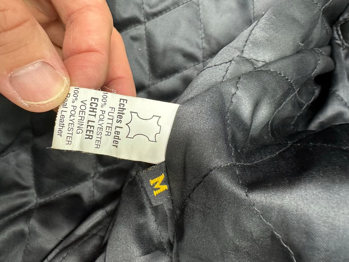 KWON 블랙 가죽 자켓 M 상품이미지6