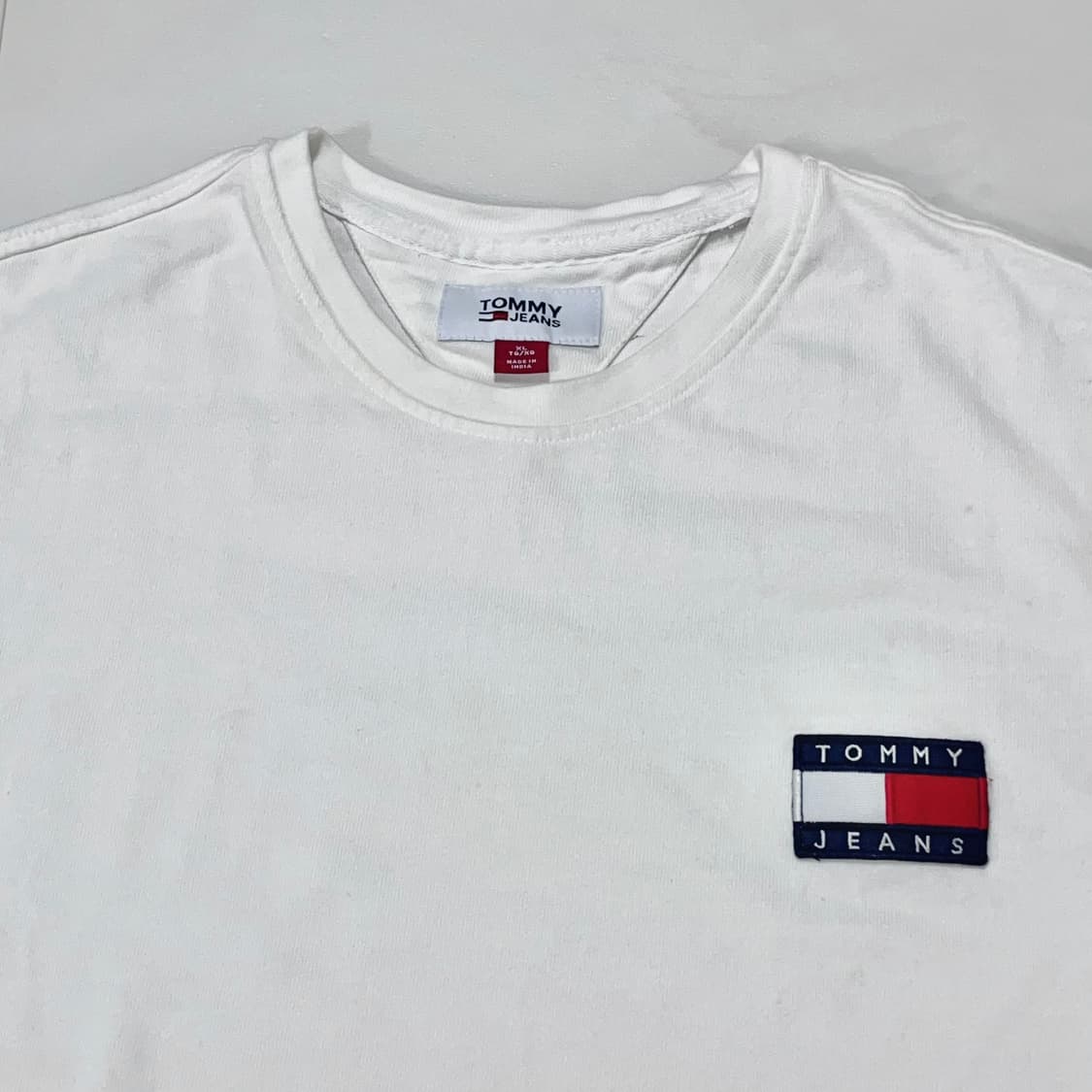[정품] 타미 화이트 패치로고 반팔티 [ XL ] 상품이미지3