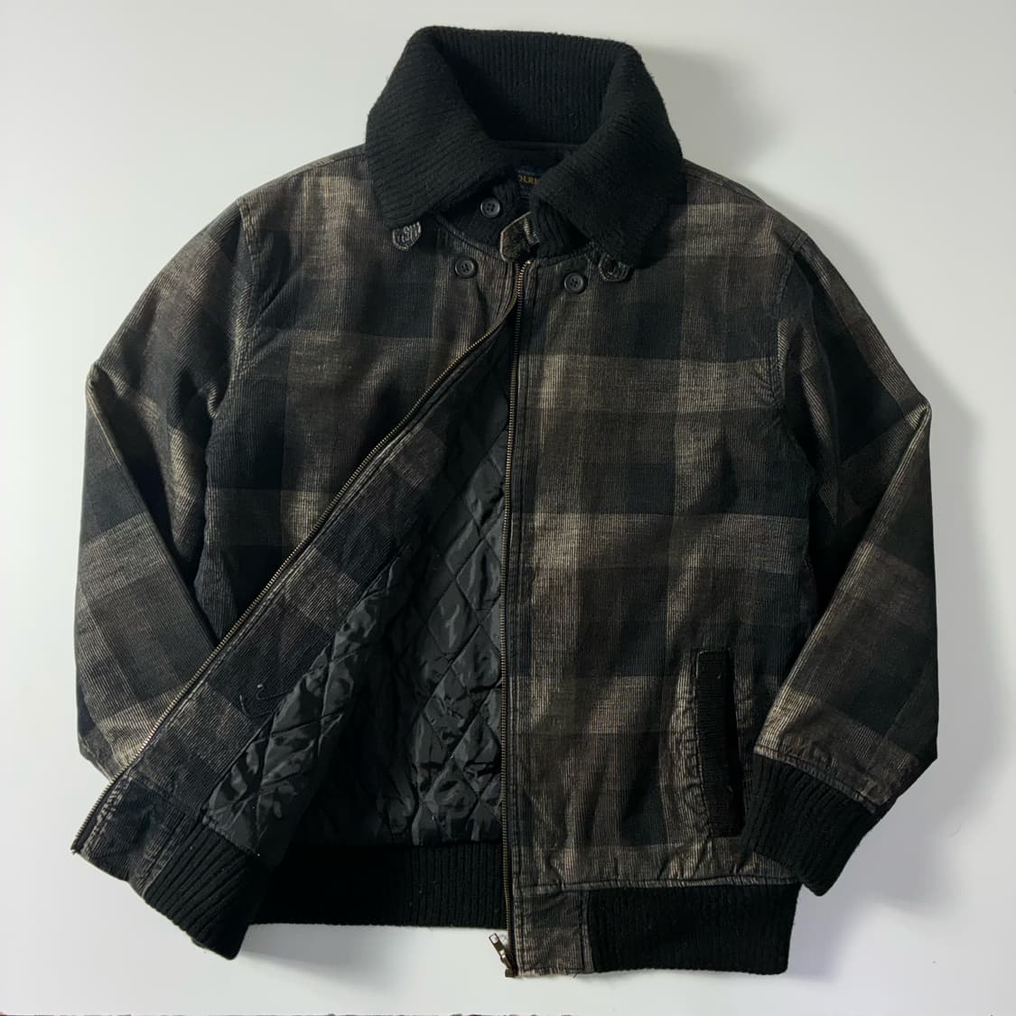 Woolrich  울리치 코듀로이 체크 블루종 자켓  상품이미지1