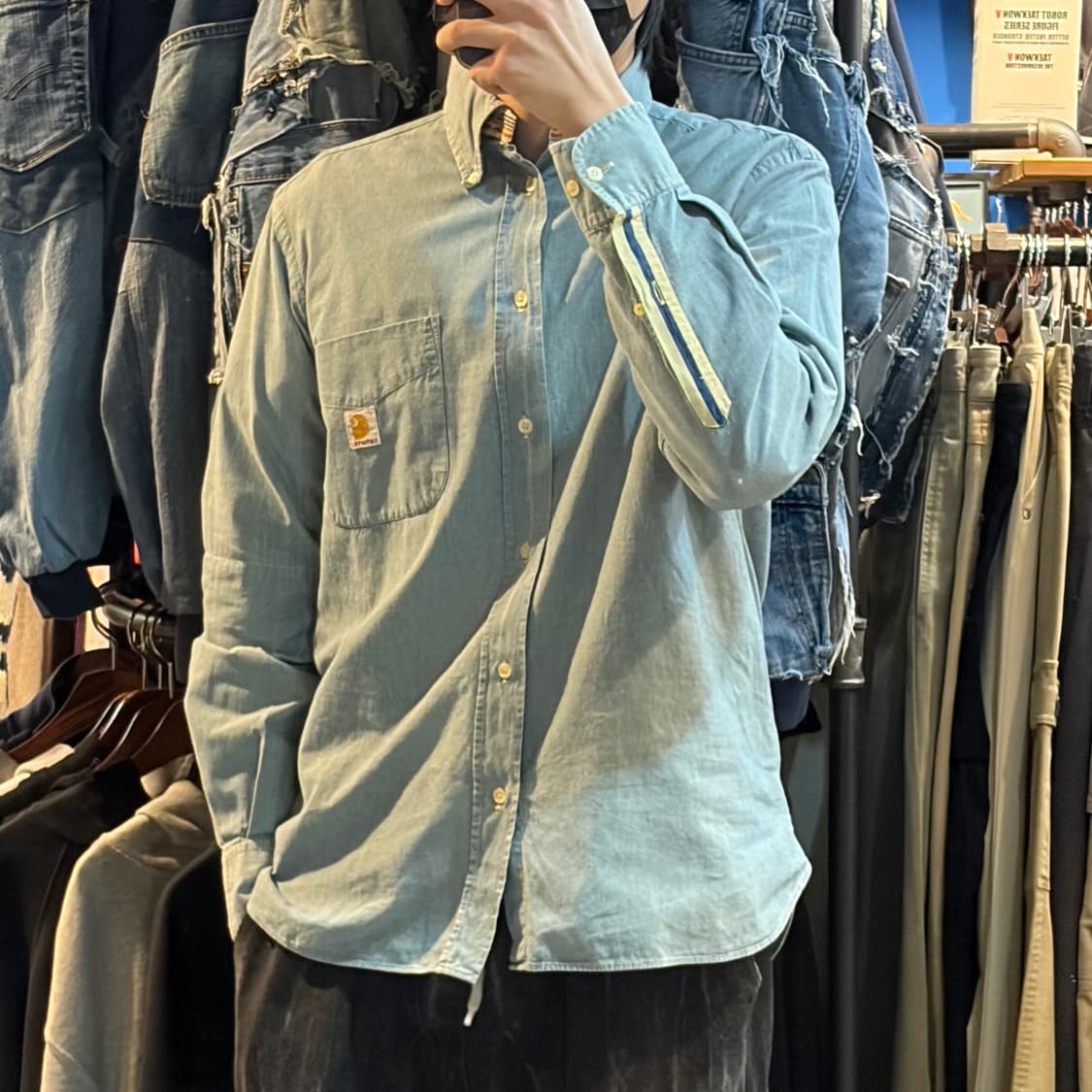 [NO.9] 칼하트 데님 긴팔셔츠 상품이미지4