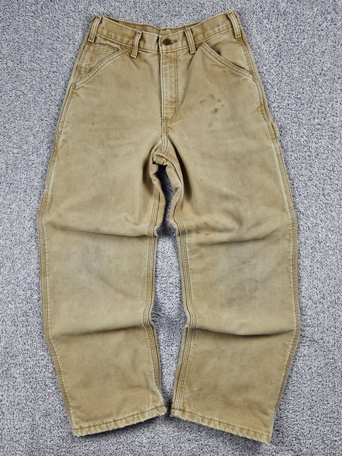 칼하트 헤비 플란넬 캔버스 카펜터 워크 팬츠 (24"추정) / 10520 상품이미지2