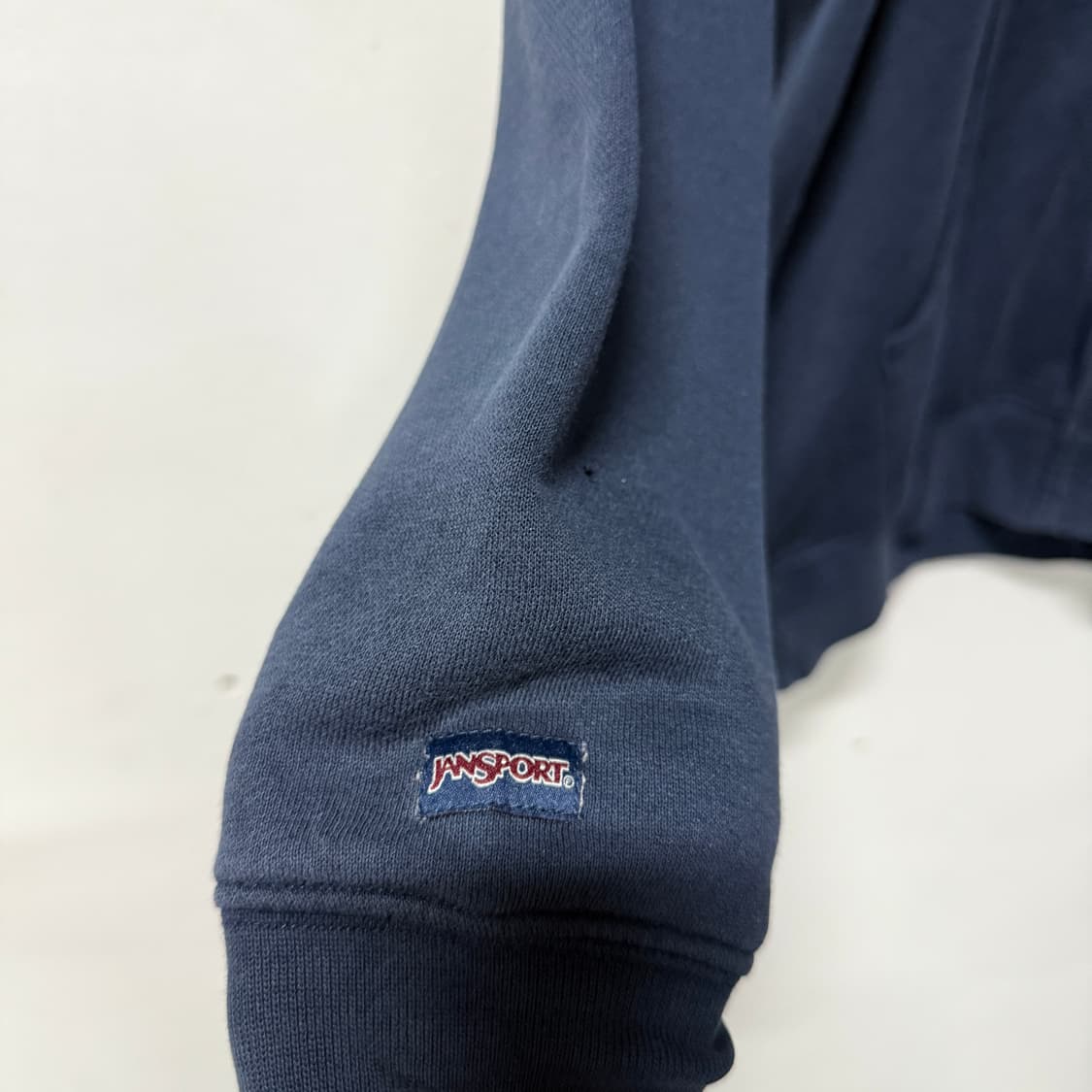 잔스포츠 올드스쿨 레터링 자수 집업 후디 상품이미지5