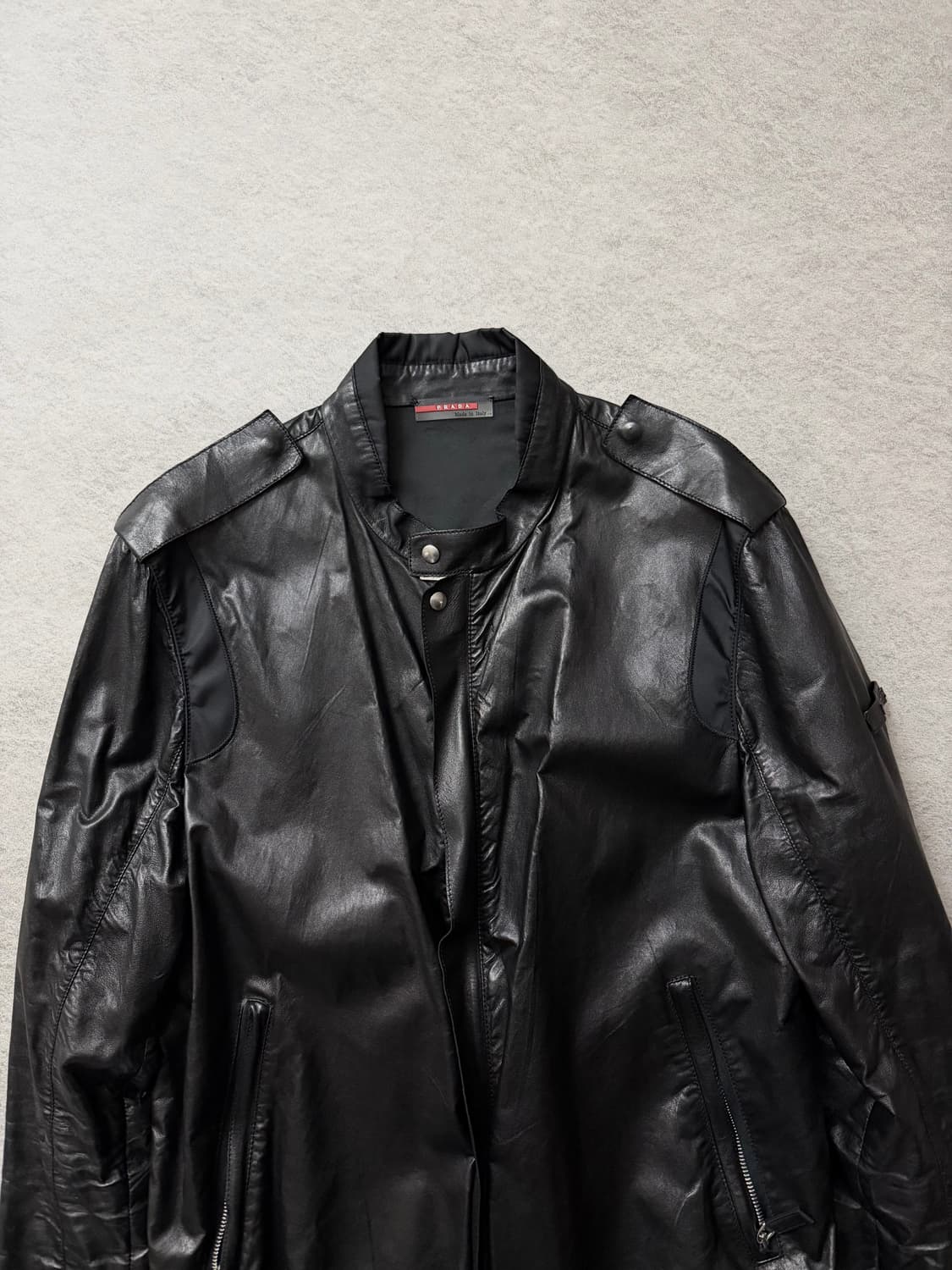 1990‘S 프라다 에폴렛 레더자켓 상품이미지3