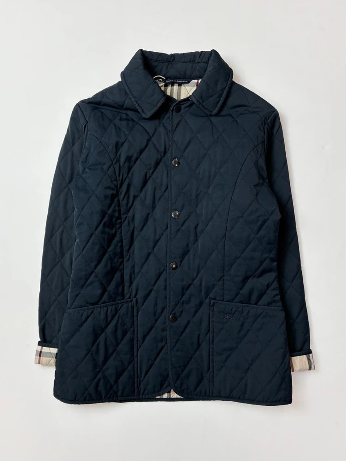 버버리 00's 체크 안감 퀼팅 자켓 PN5519    상품이미지1