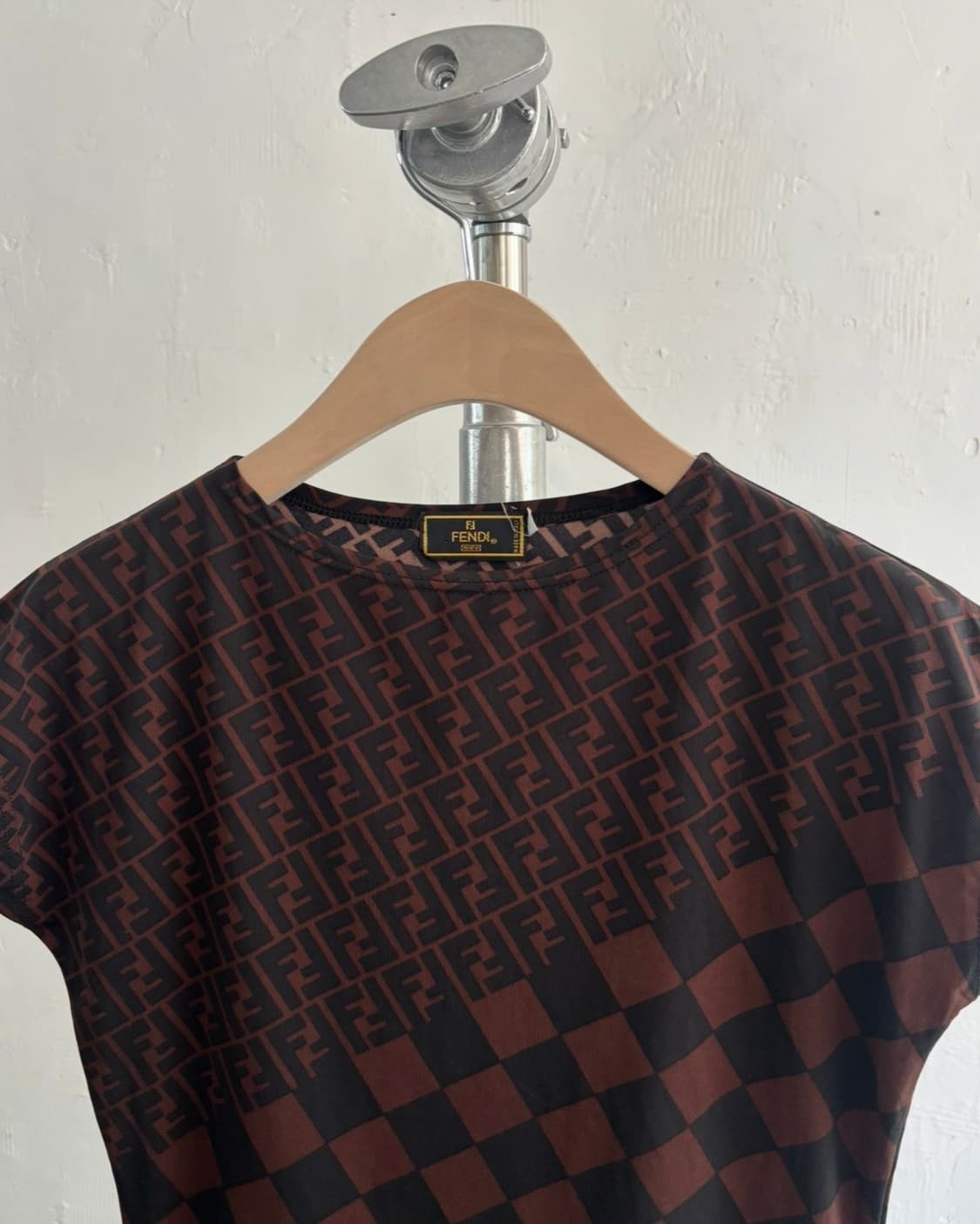 Fendi 펜디 90’s 브라운 패턴 탑 상품이미지2
