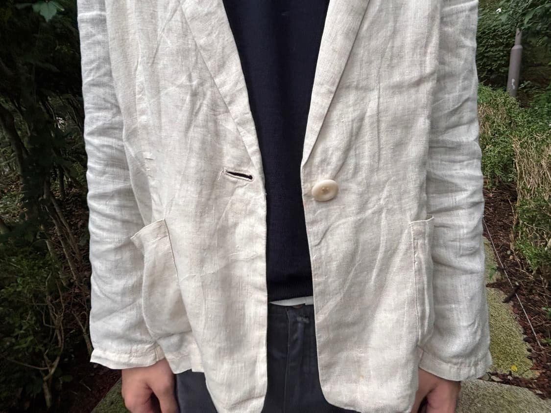 Linen One Button Blazer 상품이미지1