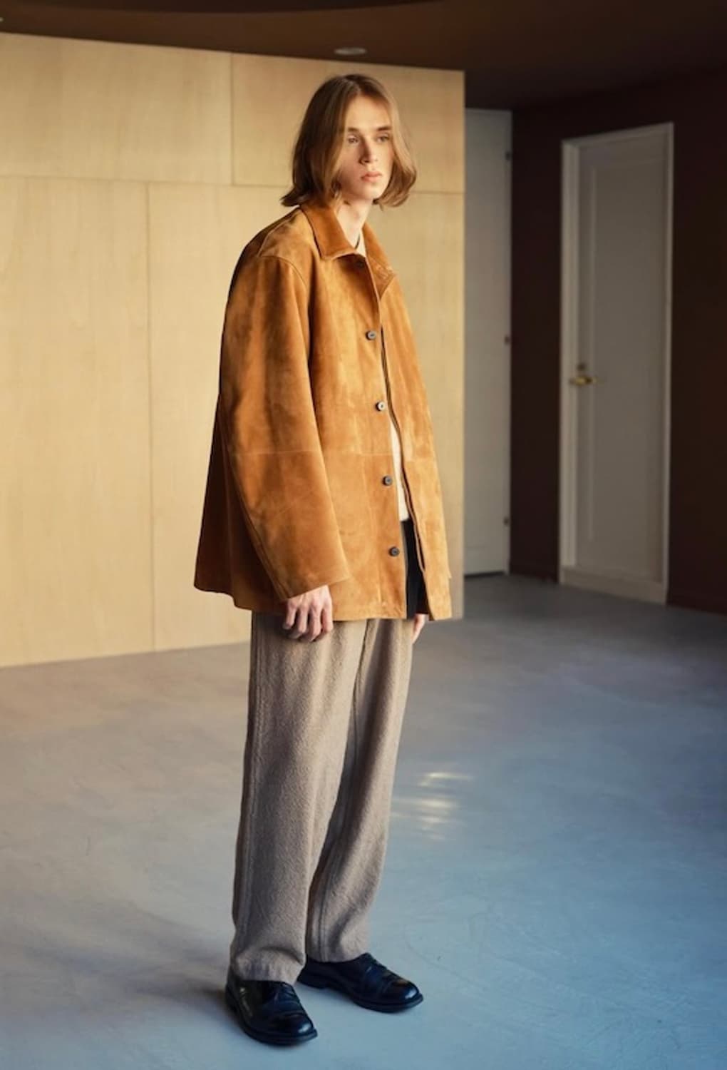 HERILL 헤릴 고트 스웨이드 레더자켓 3사이즈 상품이미지1