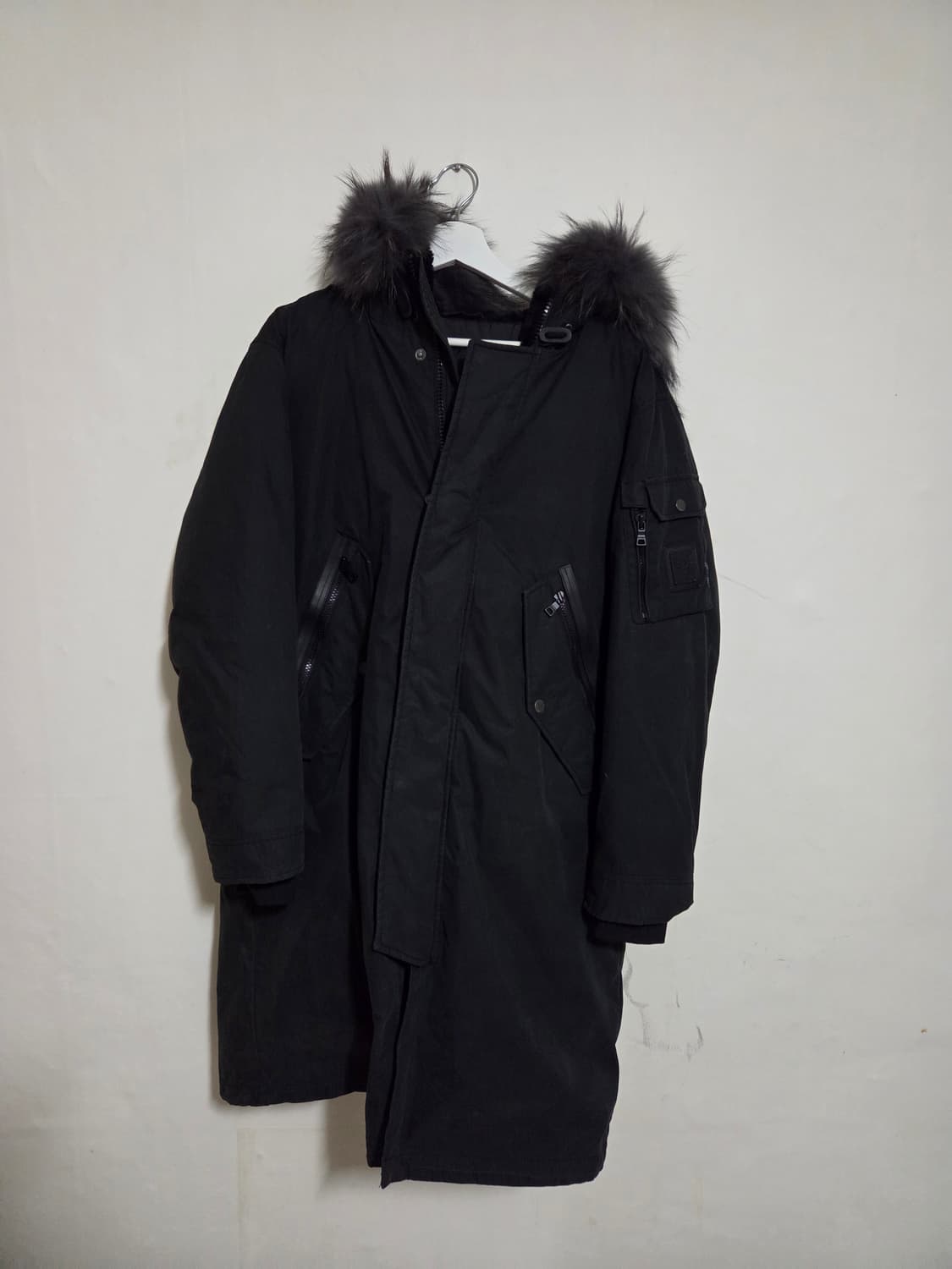 BUCKAROO 남성 롱패딩 L 블랙 상품이미지1