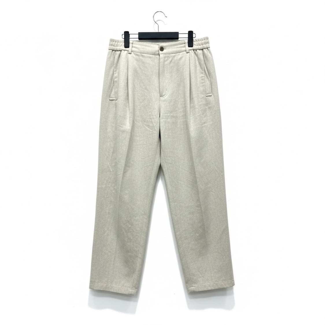 SYSTEM 시스템 테이퍼드 핏 베이지 바지 상품이미지1