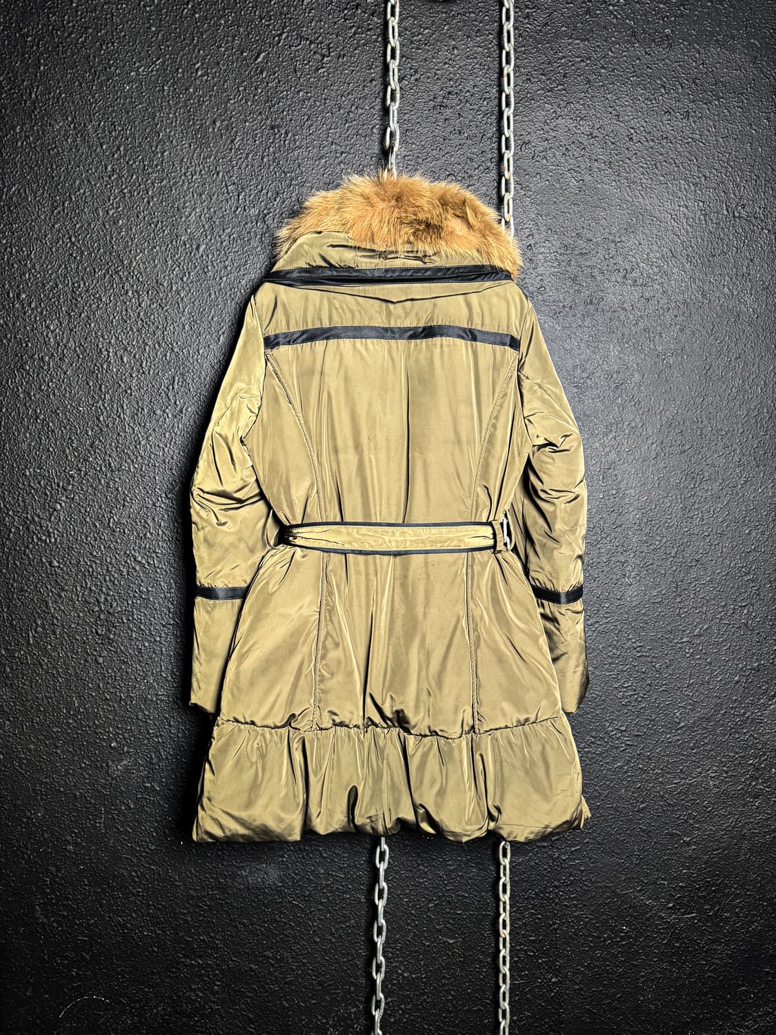 MAITRESSE – Fur Trim Belted Down Parka   상품이미지10