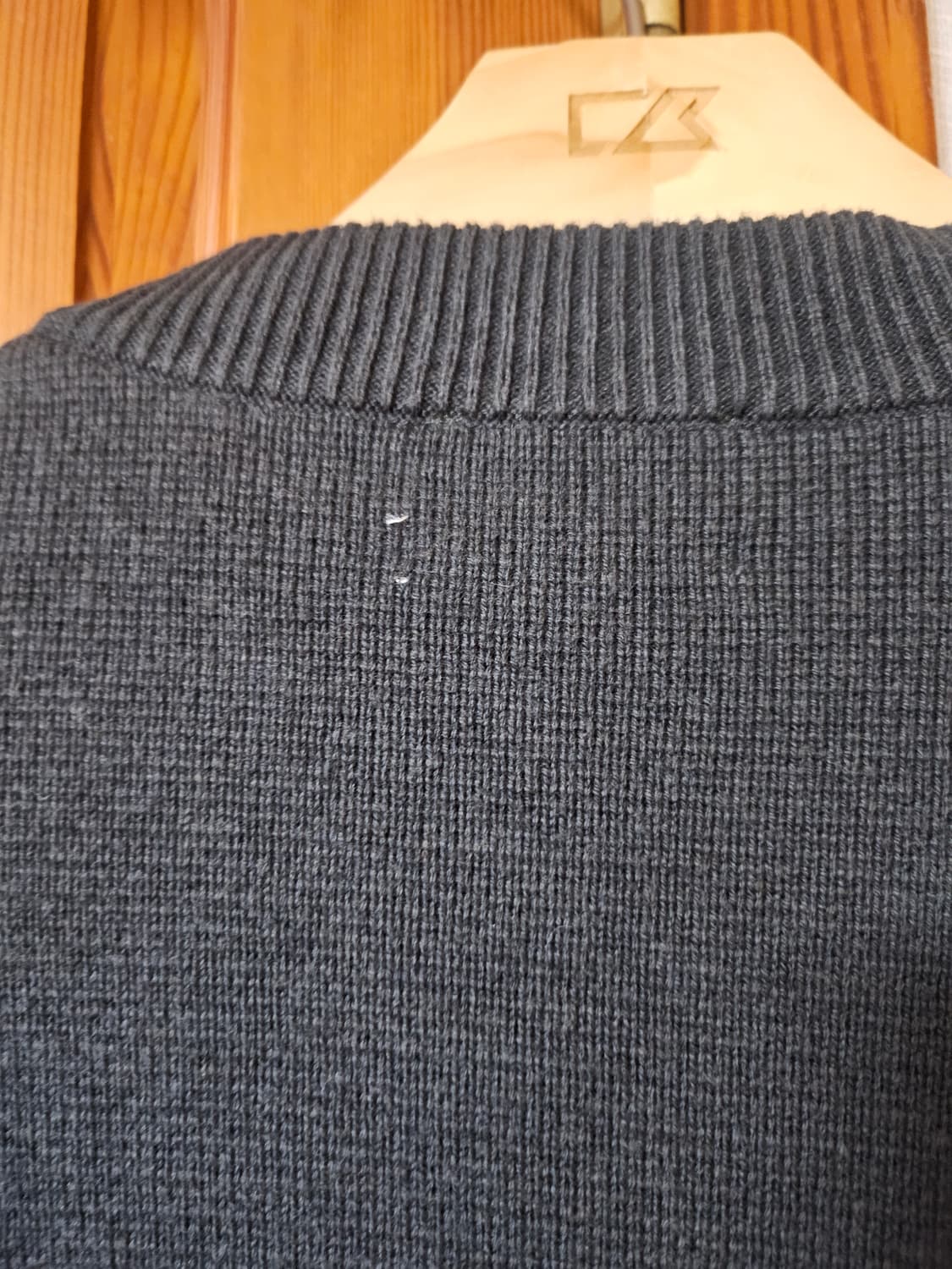 코스 미니멀 오버핏 니트가디건 블랙 XL 상품이미지3