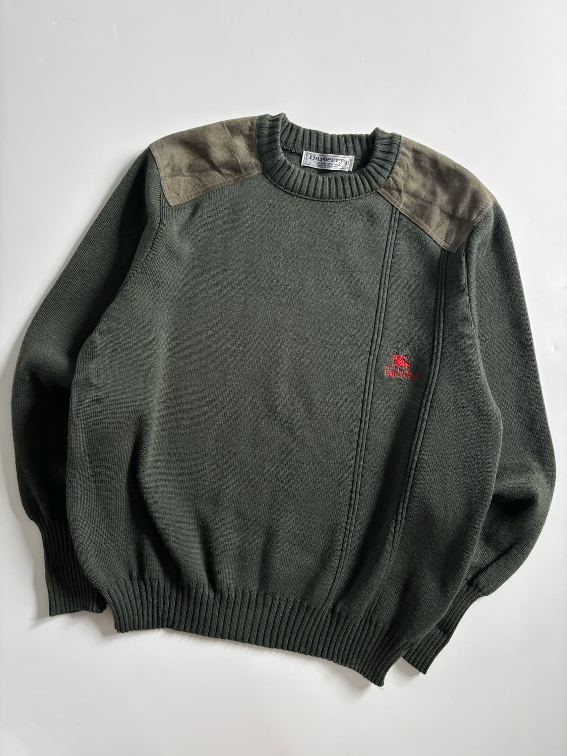 Burberry 버버리 90s 코만도 카키 니트 상품이미지2