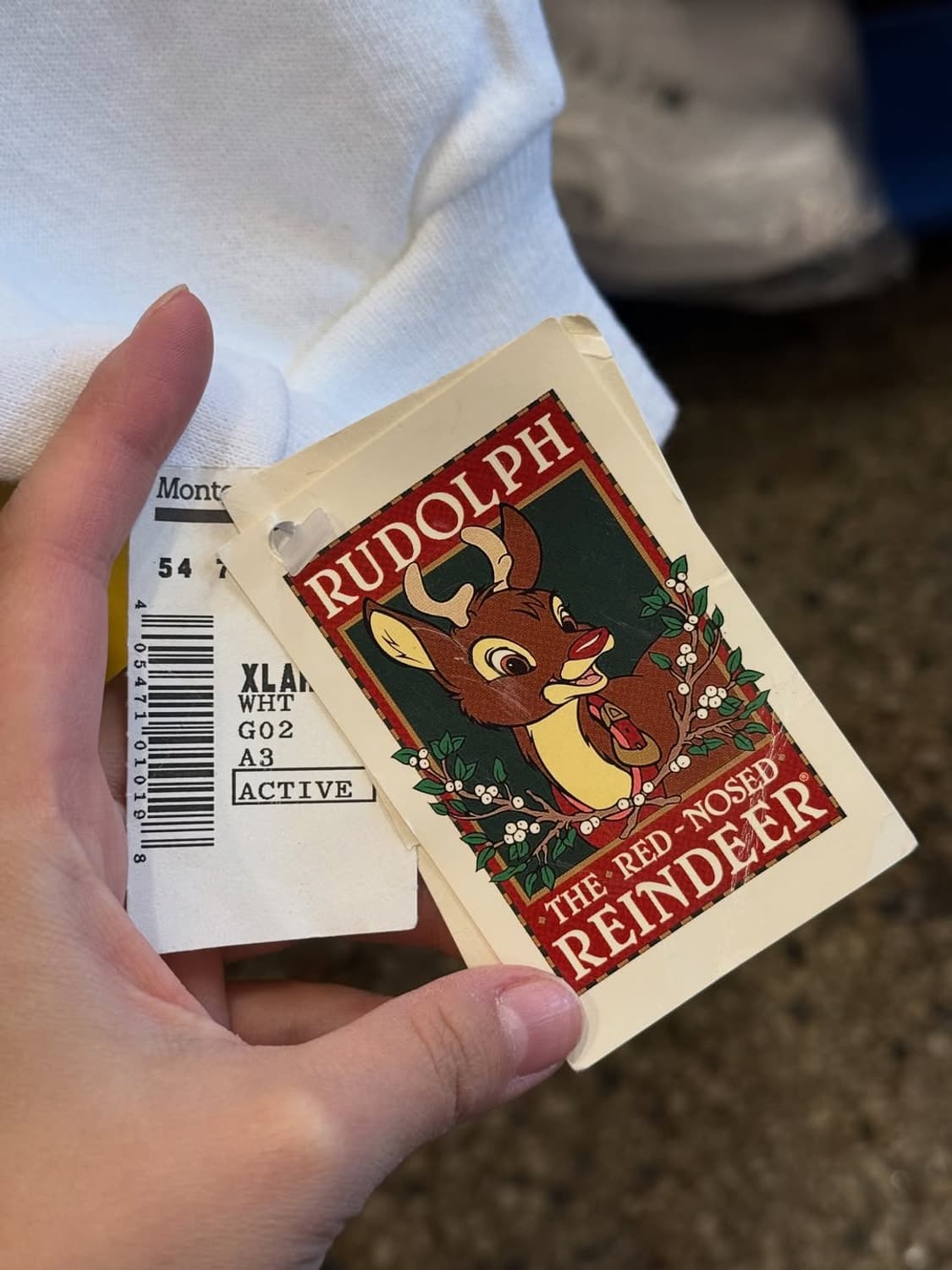 90s 루돌프 빈티지 스웻셔츠 (데드스탁) 상품이미지2