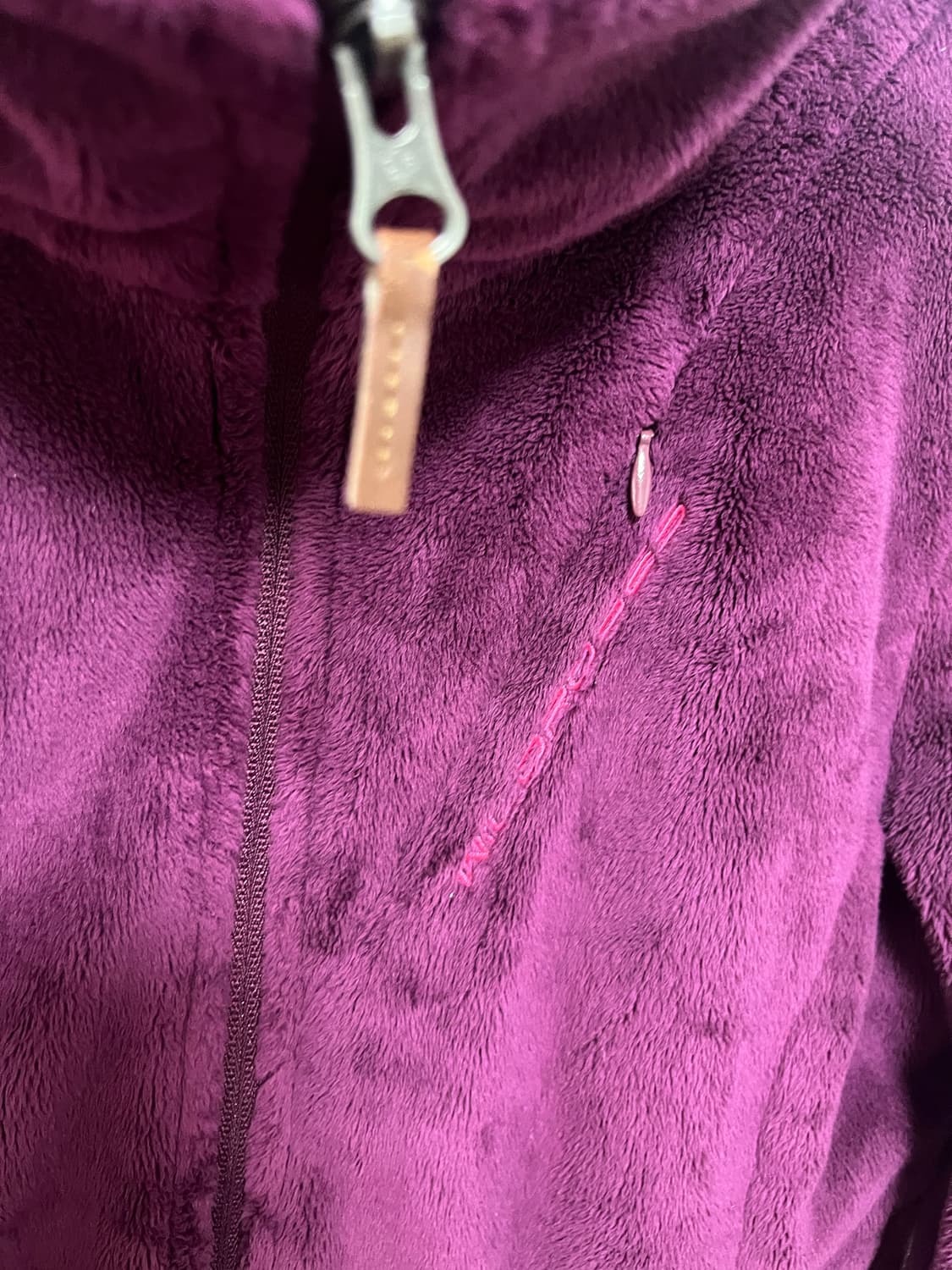 와일드 로즈 여성 플리스 자켓 퍼플 상품이미지3