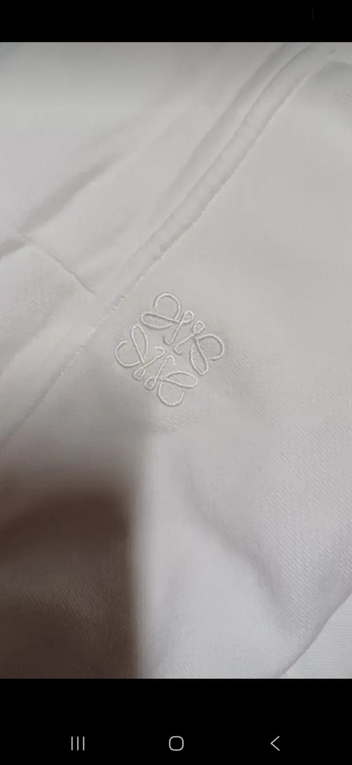 XL 로에베 후드티 빅로고 그래픽 후디 화이트 100-105 상품이미지3