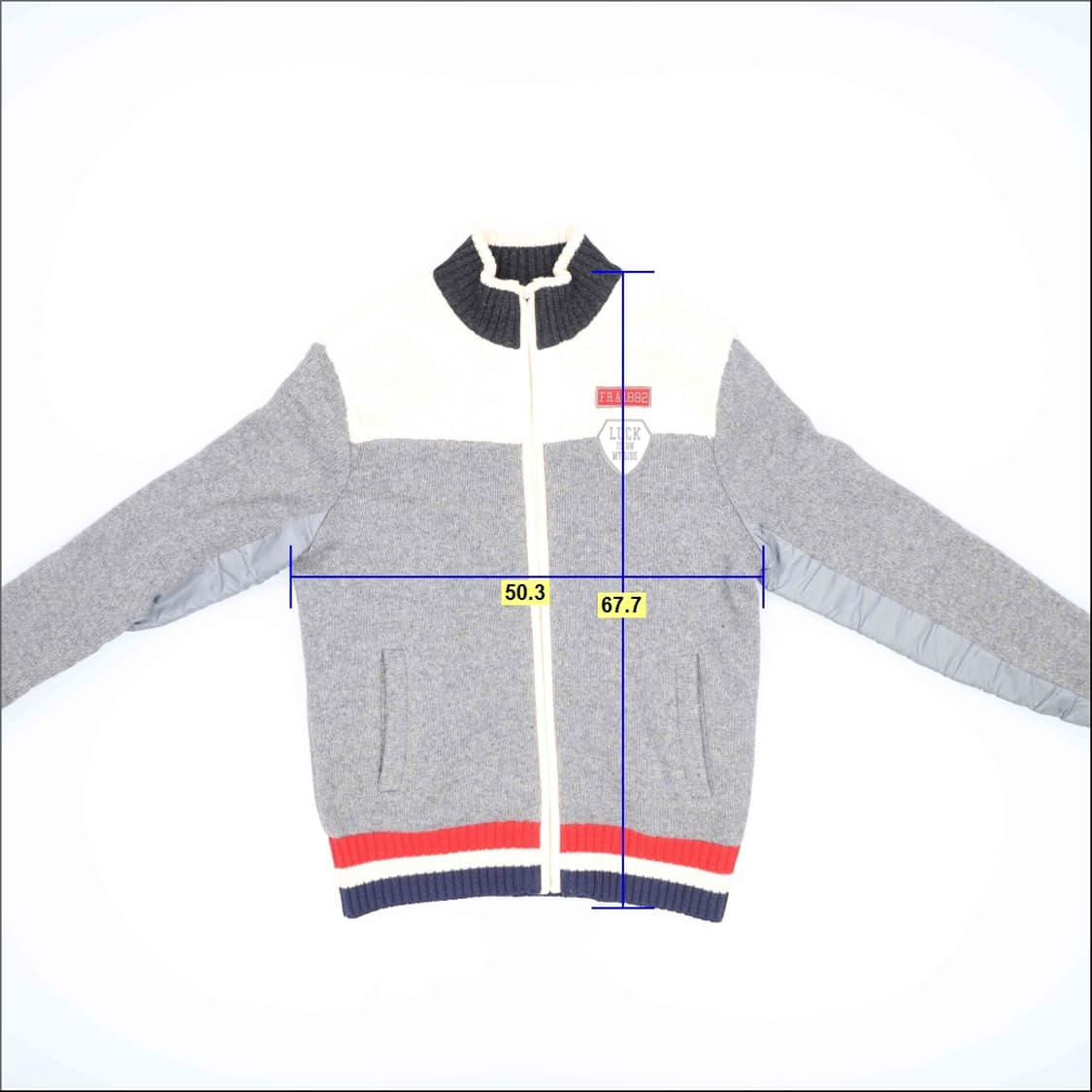 [M] 르꼬끄 골프 방풍자켓 니트집업 1223H1 상품이미지6