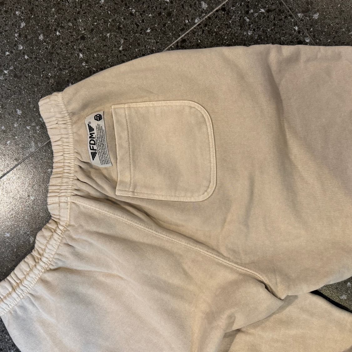 워싱조거팬츠 츄리닝 아이보리 라지 상품이미지4