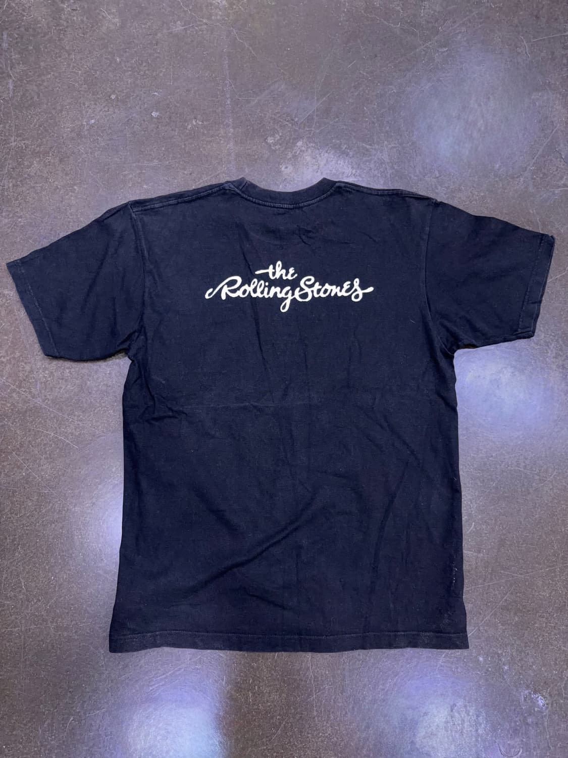 브라바도 롤링스톤즈 로고 패치 루프휠 반팔티 블랙 XL 상품이미지2