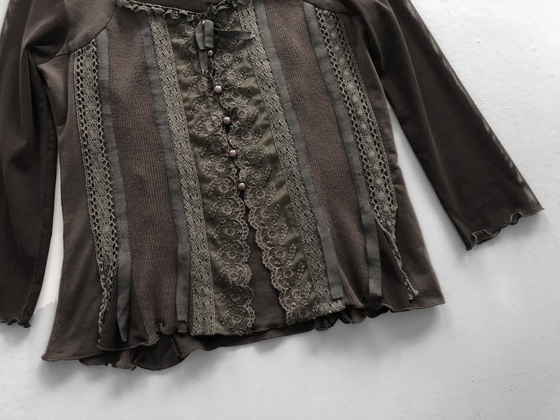 lace mesh sleeve 상품이미지4