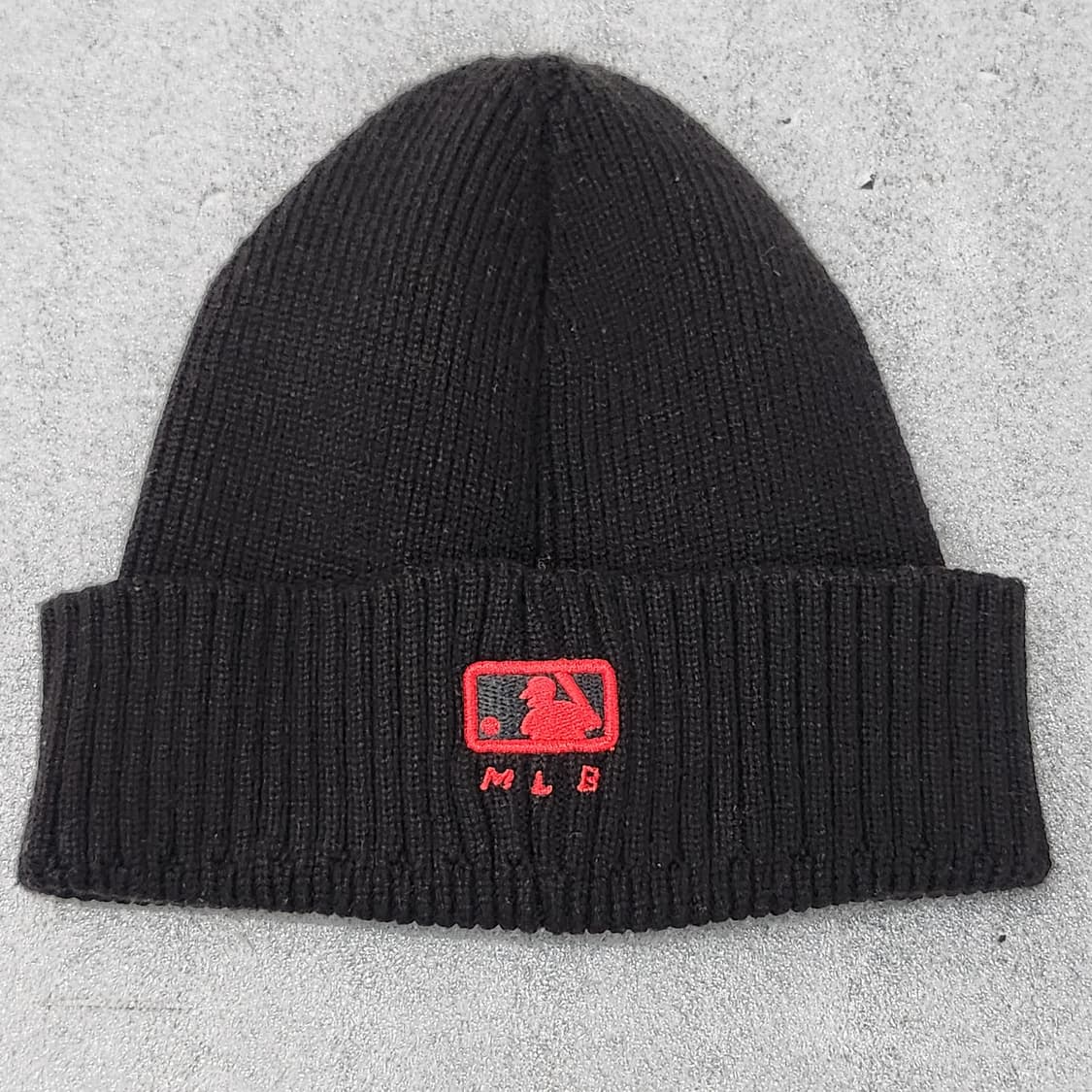 MLB 정품 블랙 비니 프리사이즈. 상품이미지1