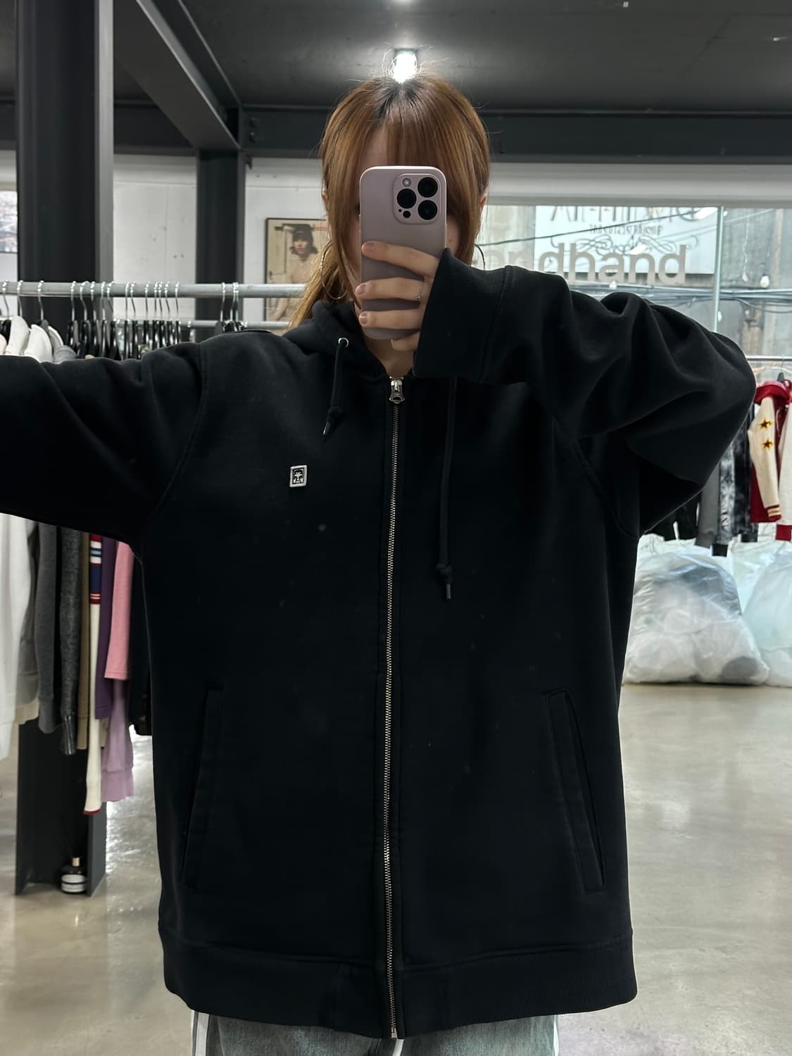 오베이 나인 아이콘 후드집업 상품이미지3