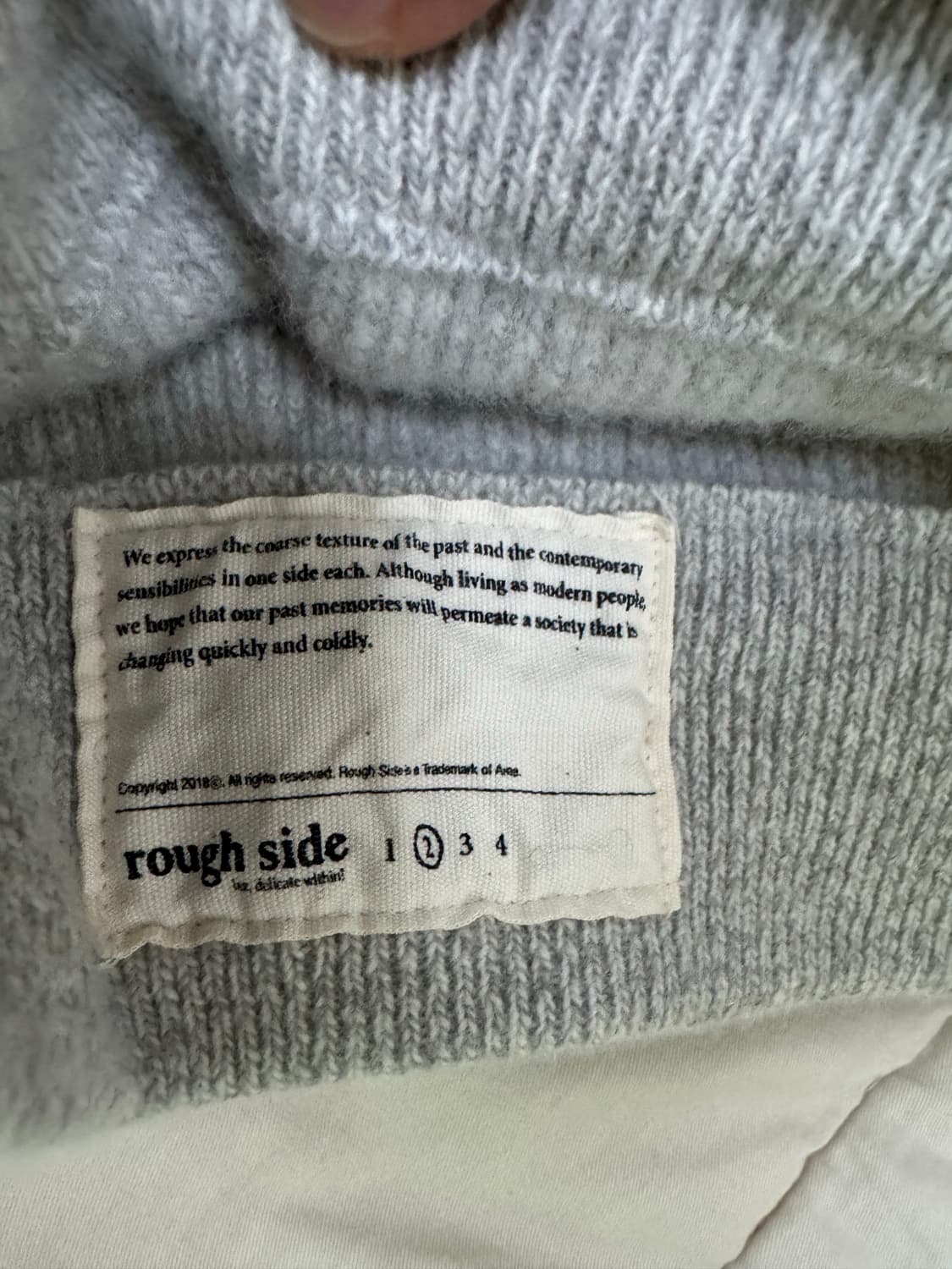 러프사이드 카라니트 그레이 상품이미지5