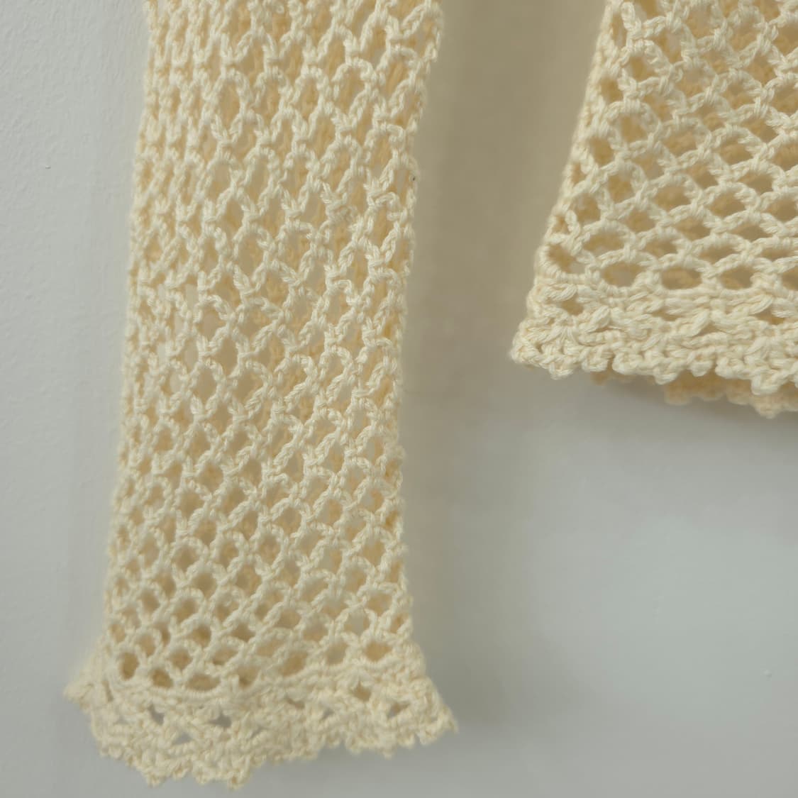 PACIFIC COAST 아이보리 크로셰 니트 가디건 상품이미지9