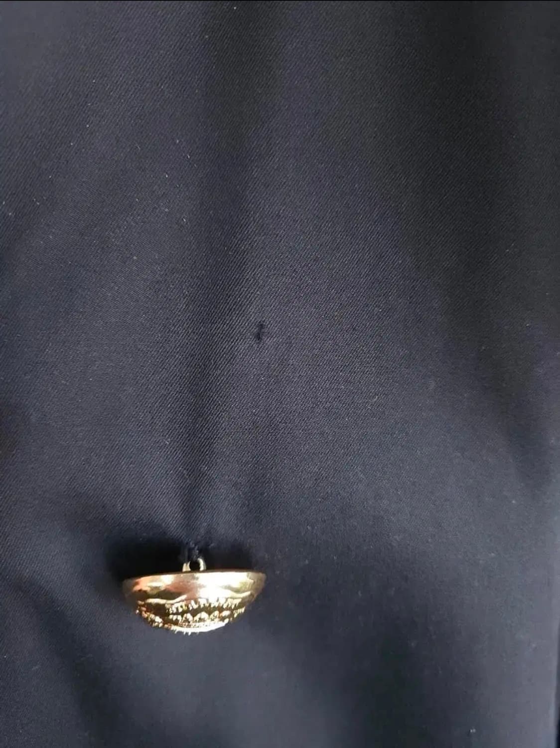 [버버리] 남성 남자 버버리 더블브레스트 트렌치코트 금장단추 블랙 50 상품이미지7