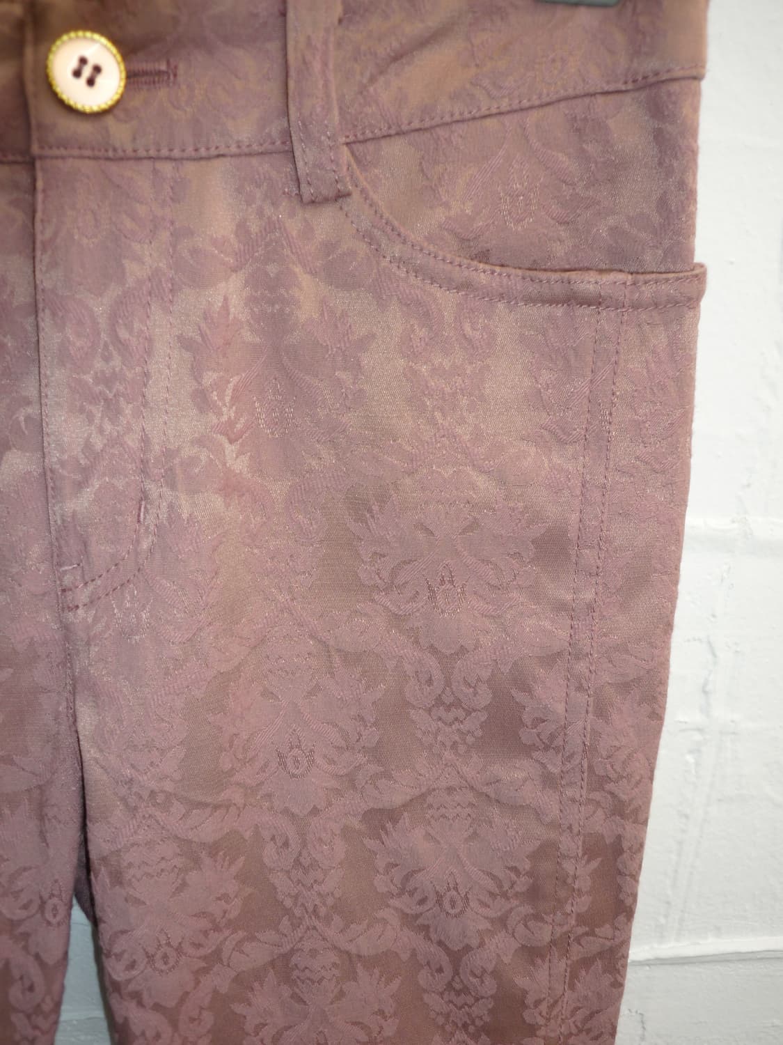 pink jacquard skinny pants 상품이미지6
