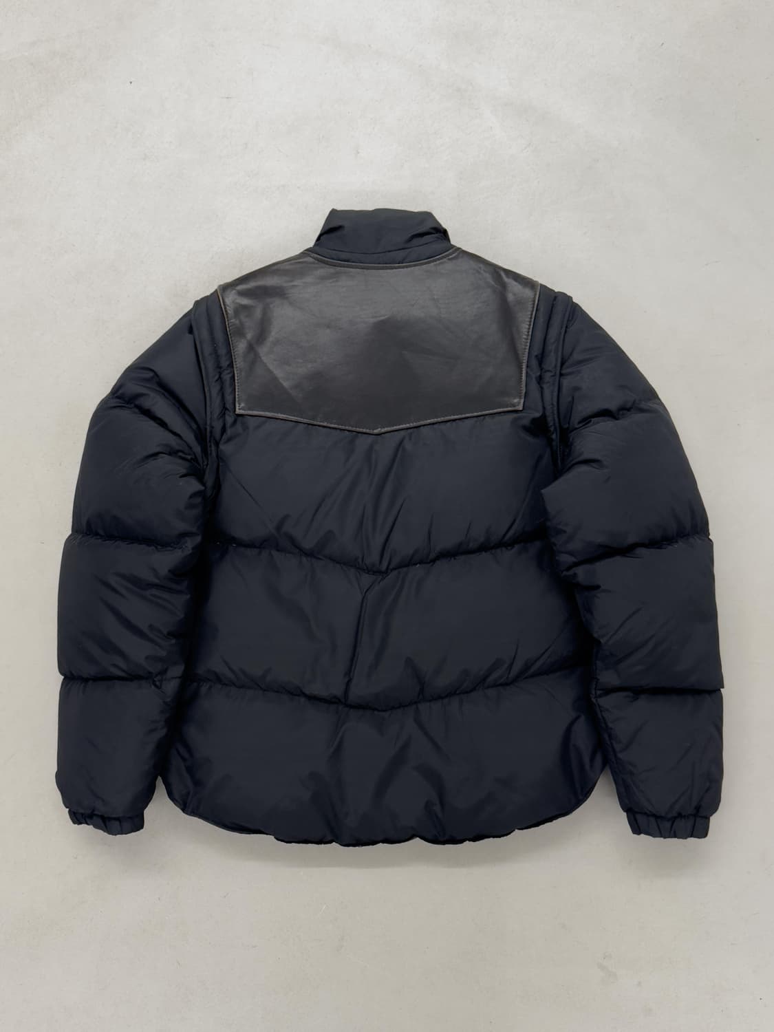 80s 쇼트 레더 다운 자켓 상품이미지8