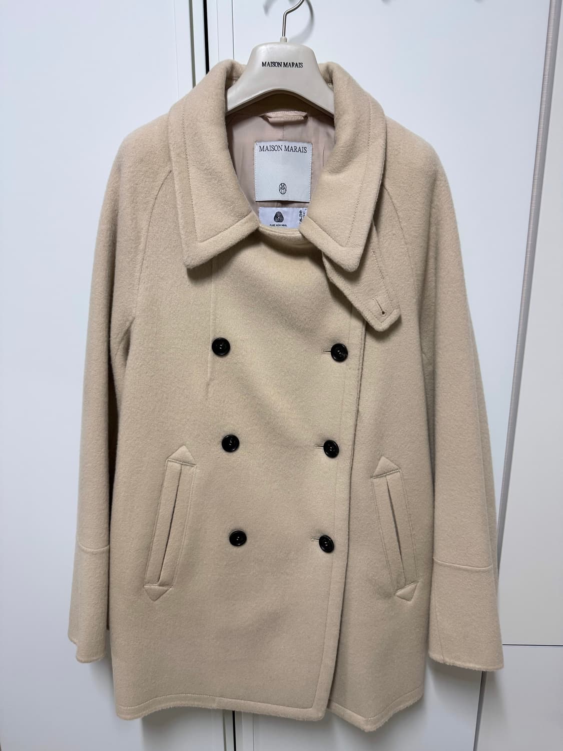 메종마레 핸드메이드 피코트 크림 34 상품이미지3