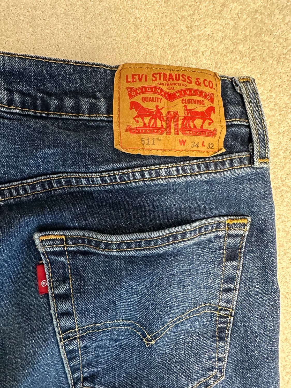 리바이스 511 34/32 상품이미지3