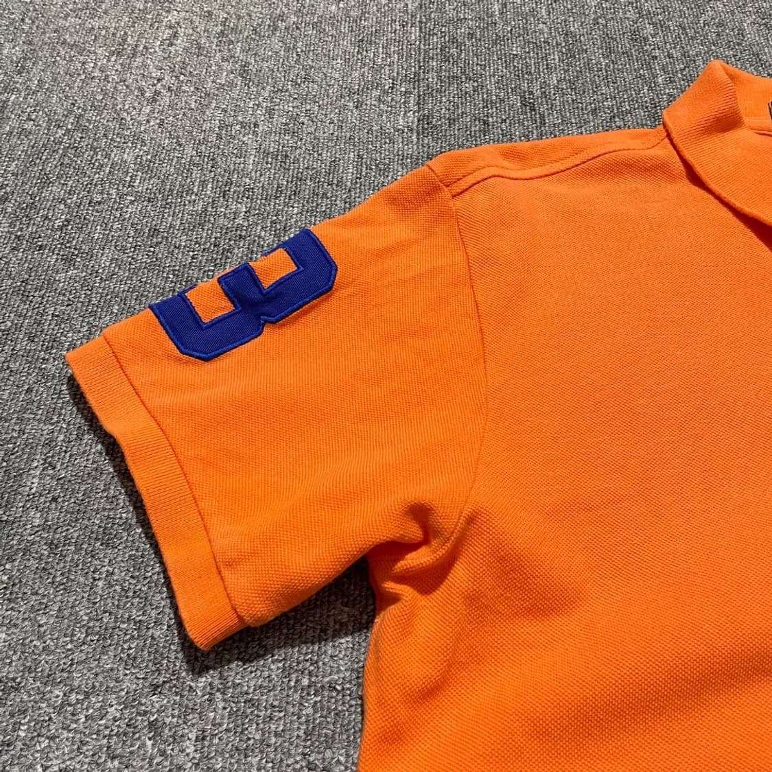 폴로 랄프 로렌 빅포니 반팔 카라 티셔츠 오렌지 상품이미지6