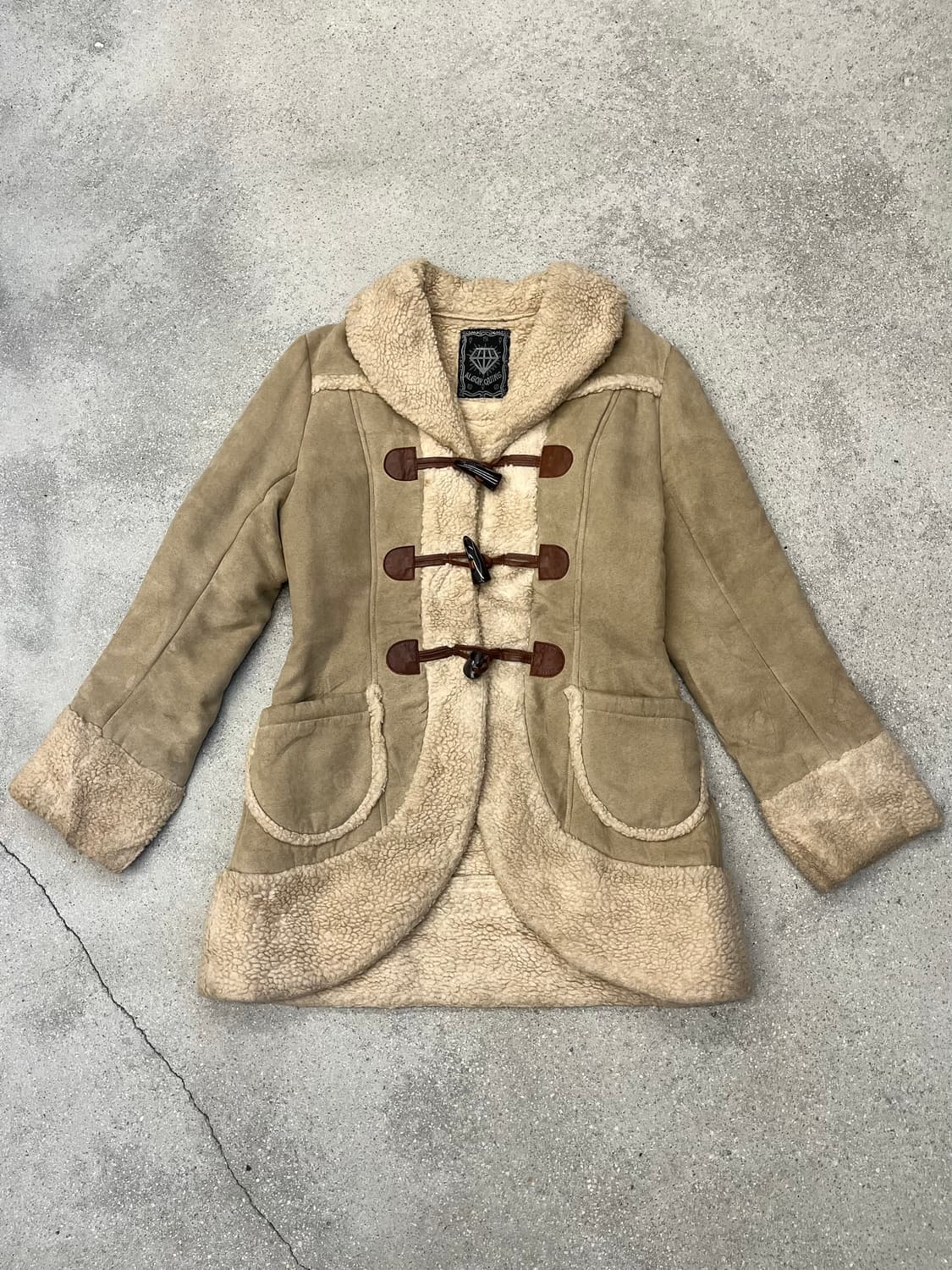 ALGONQUINS 스웨이드 더플 무스탕 코트 상품이미지1