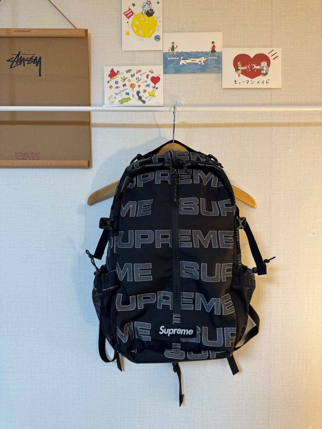 [OS]슈프림 21FW 백팩 블랙 상품이미지1