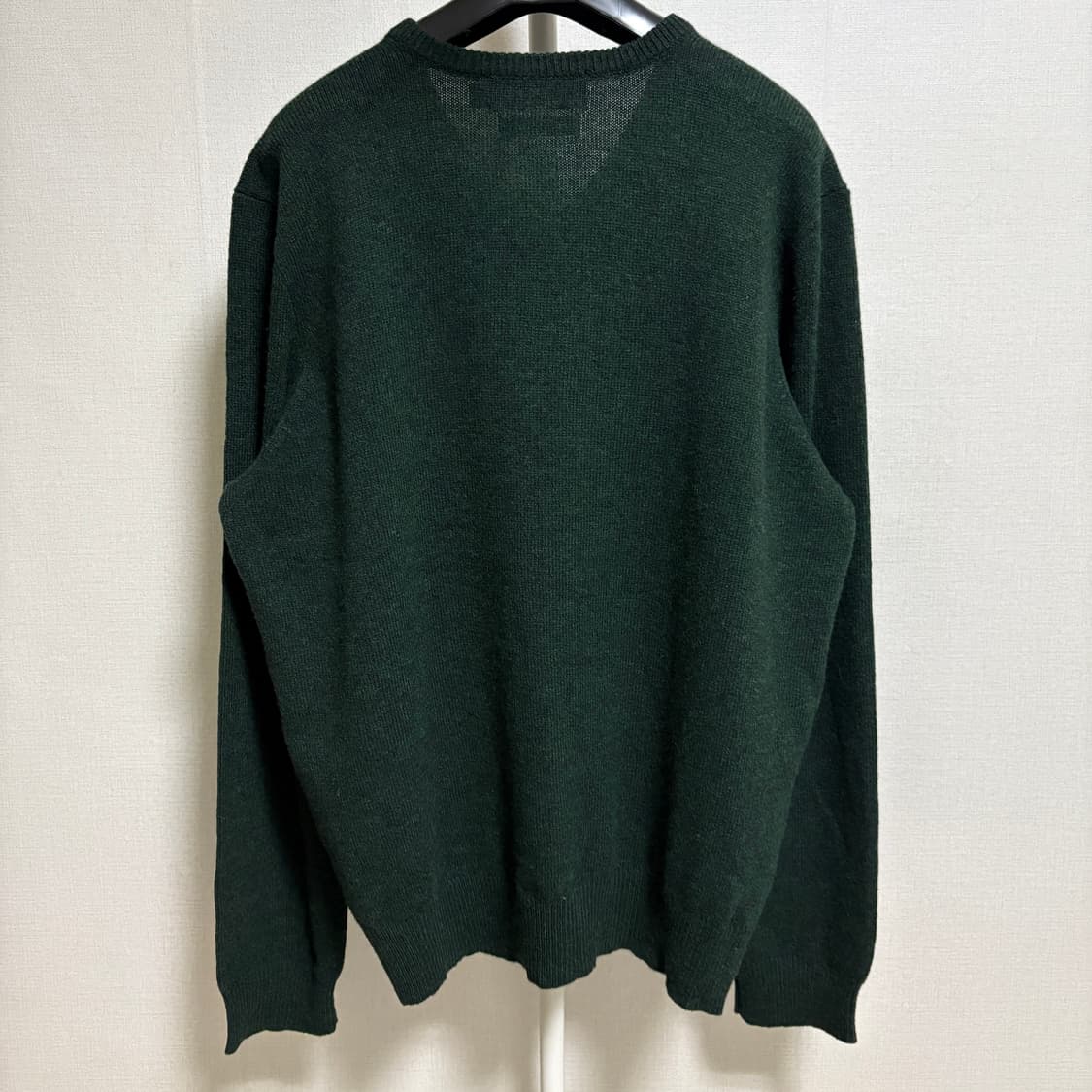 폴로 랄프로렌 램스울 V넥 니트 / 딥그린, XL 상품이미지7