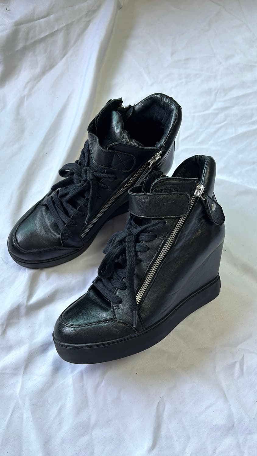 Wedge Zip Sneakers 36 상품이미지4