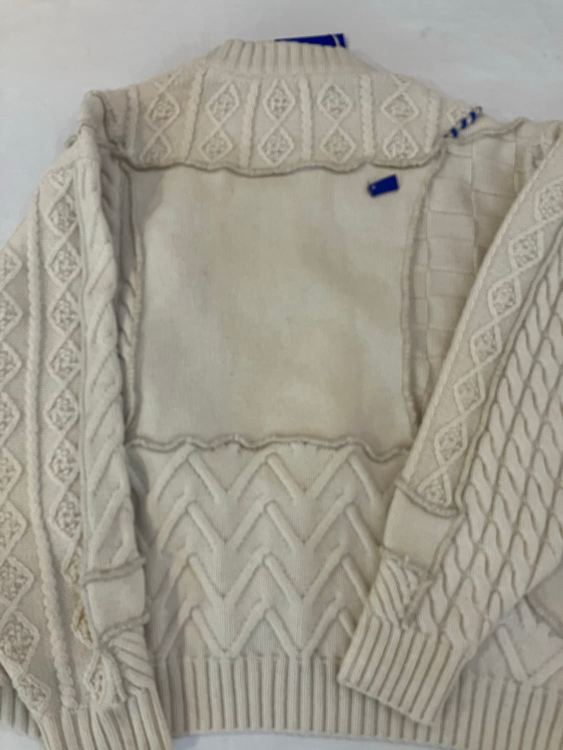 자라 X 아더에러 패치워크 오버사이즈 니트 스웨터 상품이미지5