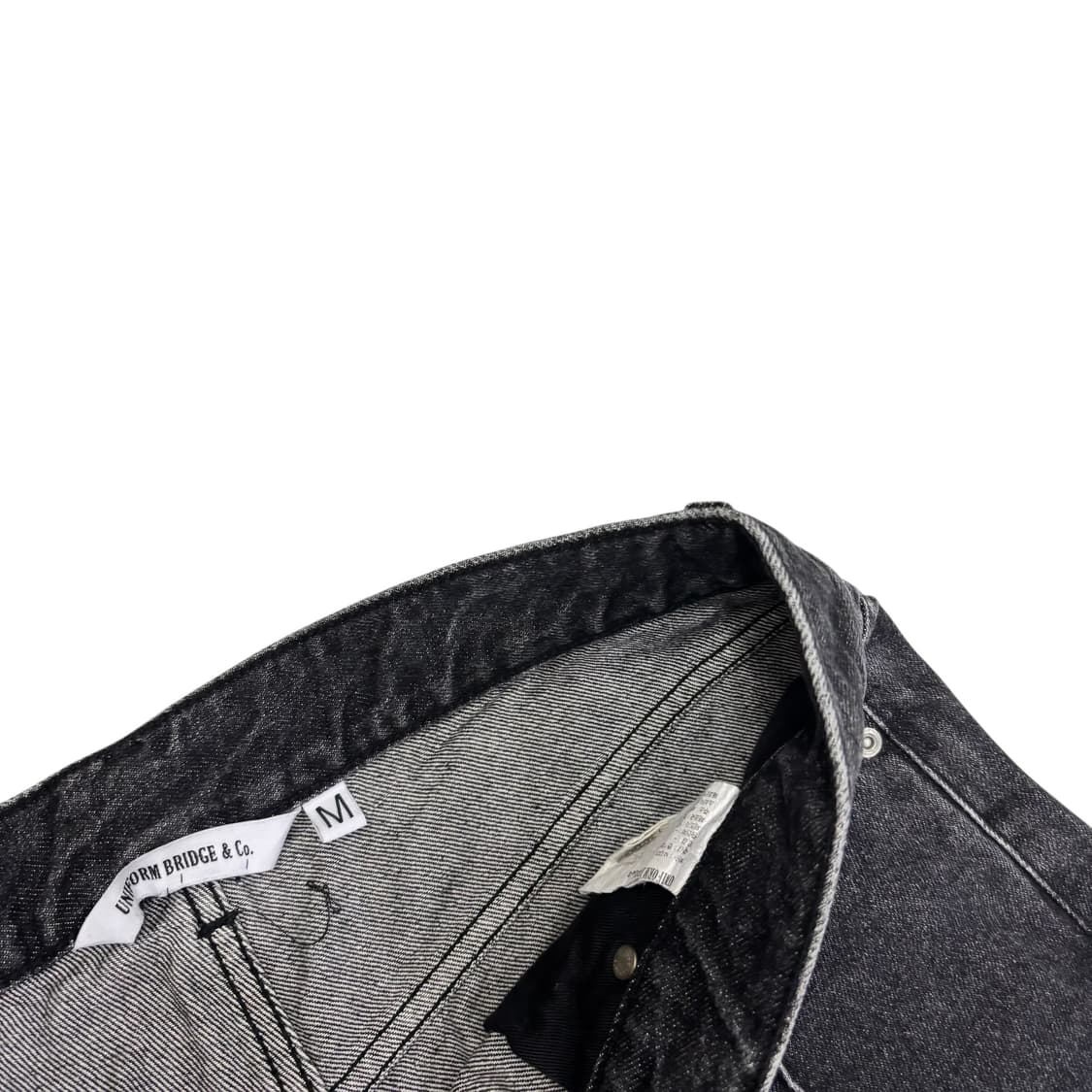 유니폼브릿지 흑청 데님 팬츠 상품이미지3