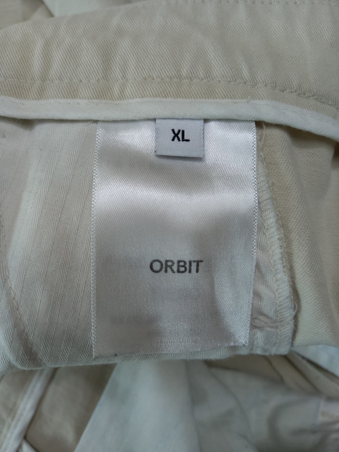 34 ORBIT Kor 테이퍼드핏 치노팬츠 크림 34-531 상품이미지8