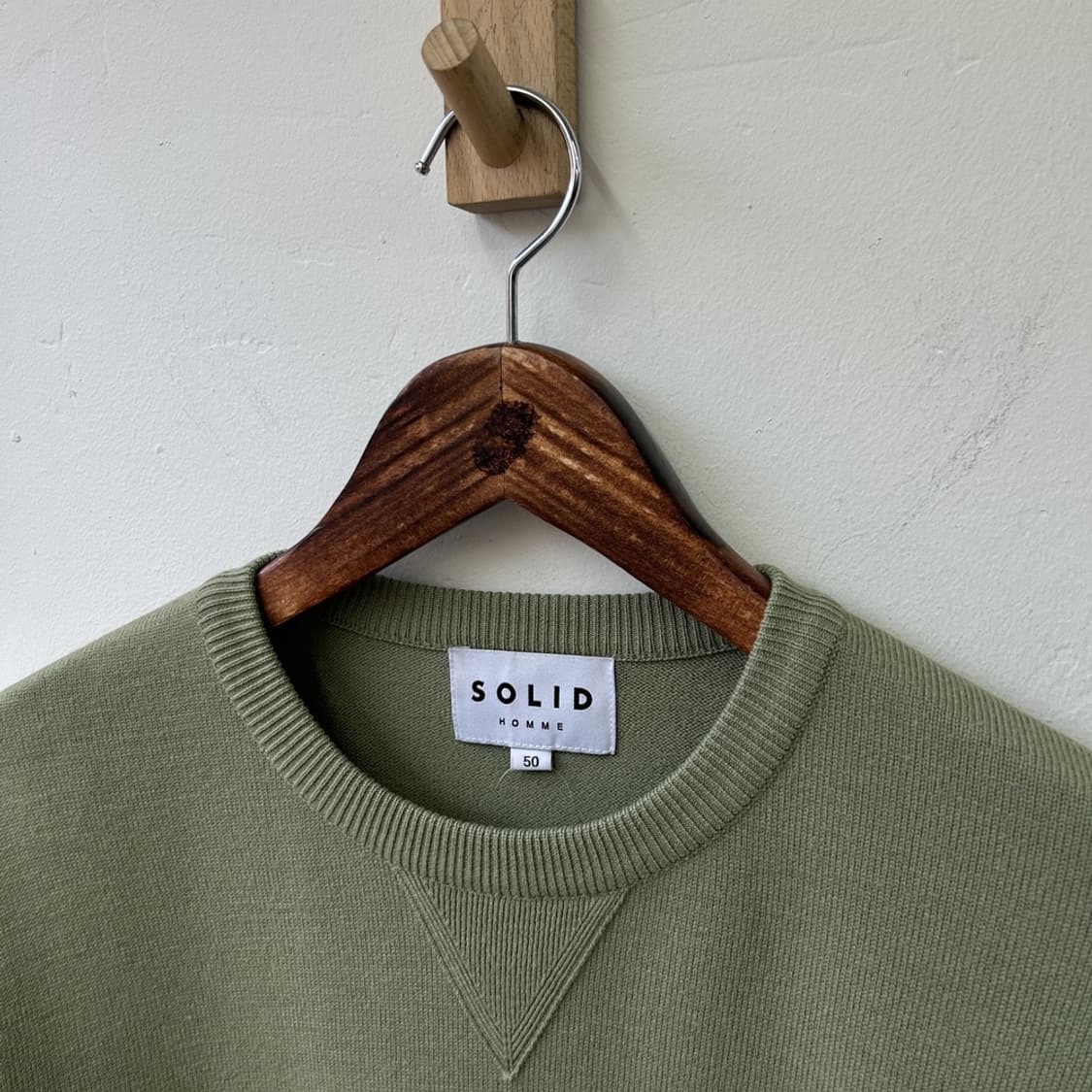 15842 - 솔리드 옴므 카키 니트 상품이미지3