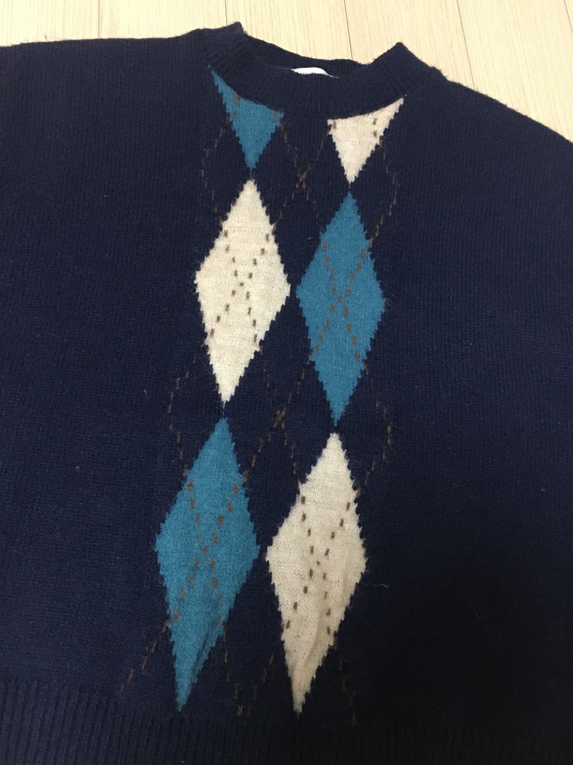 아가일 니트  상품이미지2