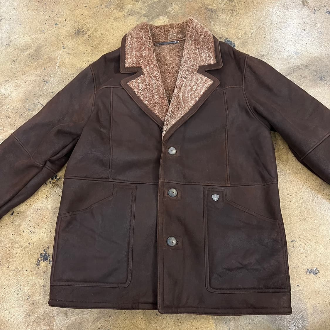 [정품] 진도 리얼레더 스웨이드 카코트 b19 상품이미지3